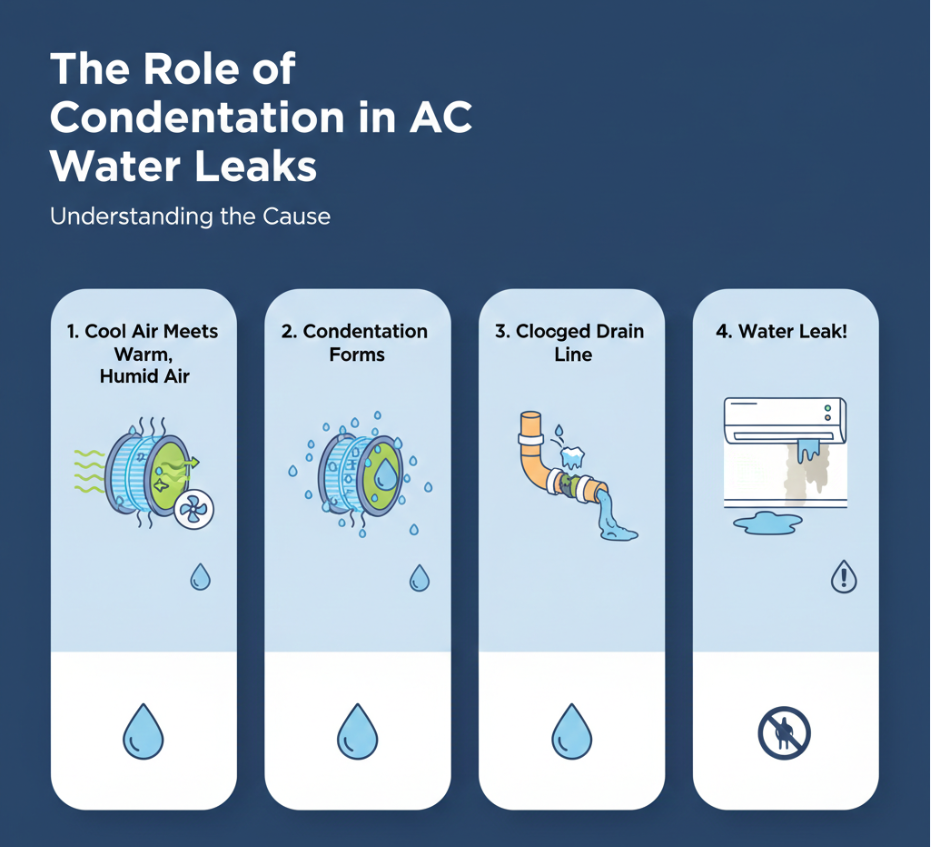 The Role of Condensation in AC Water Leaks