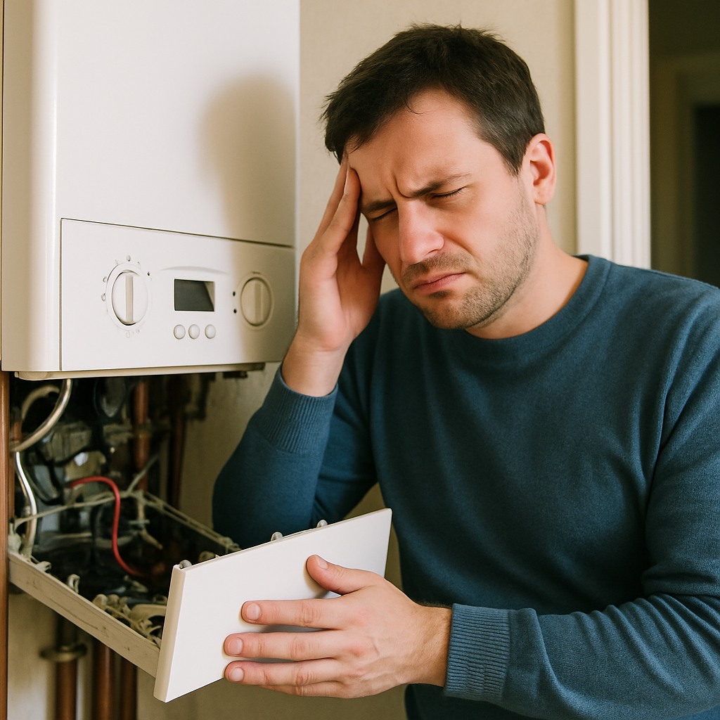 HVAC Sequencer HVAC Sequencer,HVAC,furnace Lets Troubleshoot Your Home Heating Issues and Fix Your Furnace The Easy Way frustrated homeowner checking heater