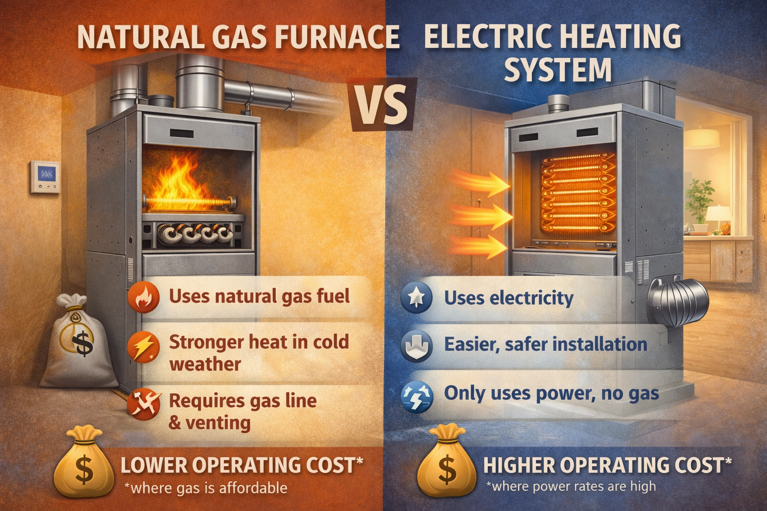DIY Furnace Repair DIY Furnace Repair,Furnace Filters,furnace issues,Ignition Problems,Thermostat Natural Gas Furnace vs. Electric Heating Systems in 2026 natural gas furnace vs electric heating systems