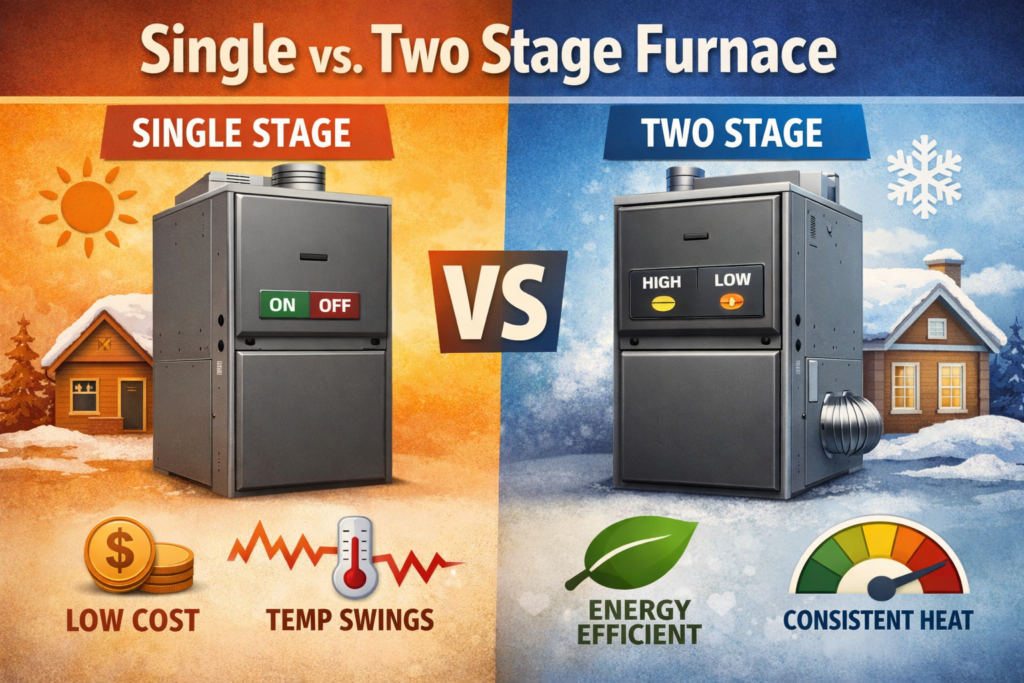 Single vs. Two Stage Furnace: Pros and Cons