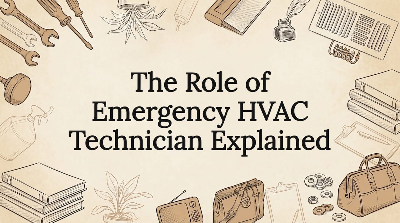 The Role of Emergency HVAC Technician Explained b-m-airandheating.com alternatives b-m-airandheating.com alternatives 1779393665378 Decorative title card with hand drawn HVAC tools framing text area Decorative title card with hand-drawn HVAC tools framing text area
