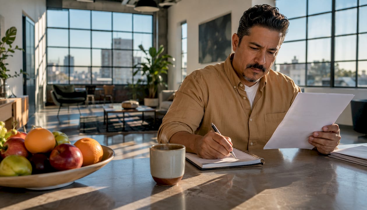 Homeowner verifying HVAC contractor license