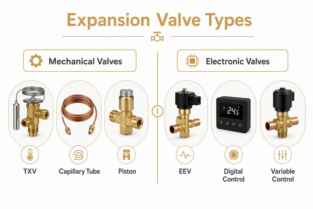 The Role of Expansion Valves in HVAC: A Complete Guide role of expansion valve hvac role of expansion valve hvac 1785317930038 Infographic comparing types of HVAC expansion valves Infographic comparing types of HVAC expansion valves