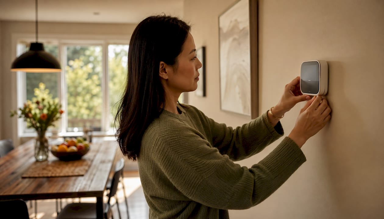 How Zone Heating Reduces Bills: A Homeowner's Guide how zone heating reduces bills how zone heating reduces bills 1785426430261 Hands adjusting home thermostat for zone heating Hands adjusting home thermostat for zone heating