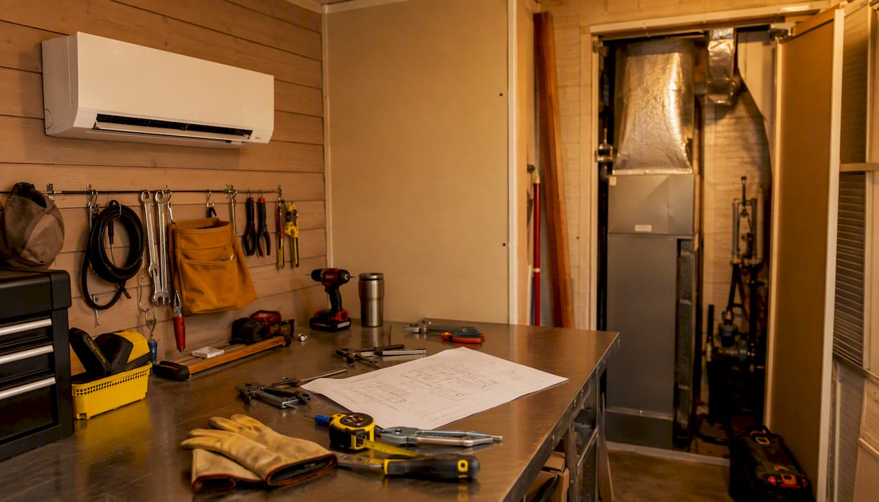 How Zone Heating Reduces Bills: A Homeowner's Guide how zone heating reduces bills how zone heating reduces bills 1785426432340 Residential mechanical room with ducted and ductless HVAC systems Residential mechanical room with ducted and ductless HVAC systems