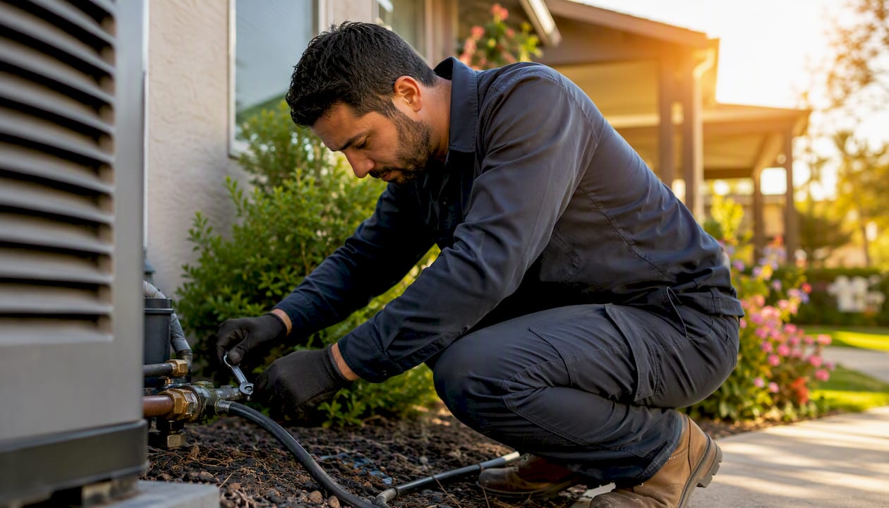 AC Warranty Claims: What Every Homeowner Needs to Know what is an ac warranty claim what is an ac warranty claim 1786356061462 Technician tightening AC refrigerant line Technician tightening AC refrigerant line