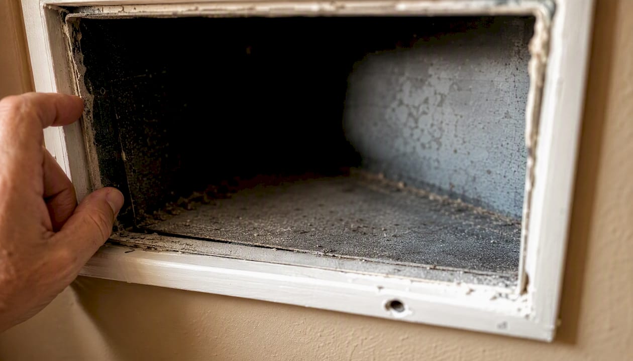 How to Clean Air Conditioning Vents at Home Safely how to clean air conditioning vents at home how to clean air conditioning vents at home 1786702715143 Dusty air vent duct opening close up Dusty air vent duct opening close-up