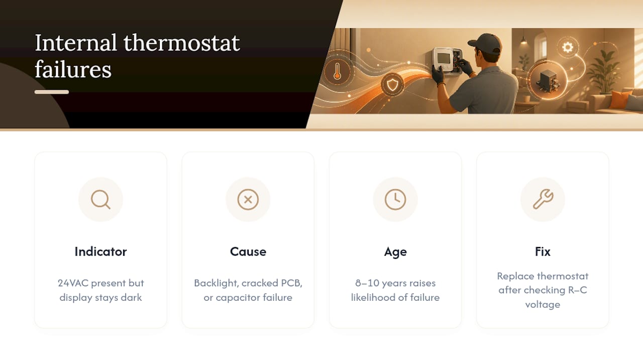 Can a Thermostat's Internal Components Just Fail? — overview diagram