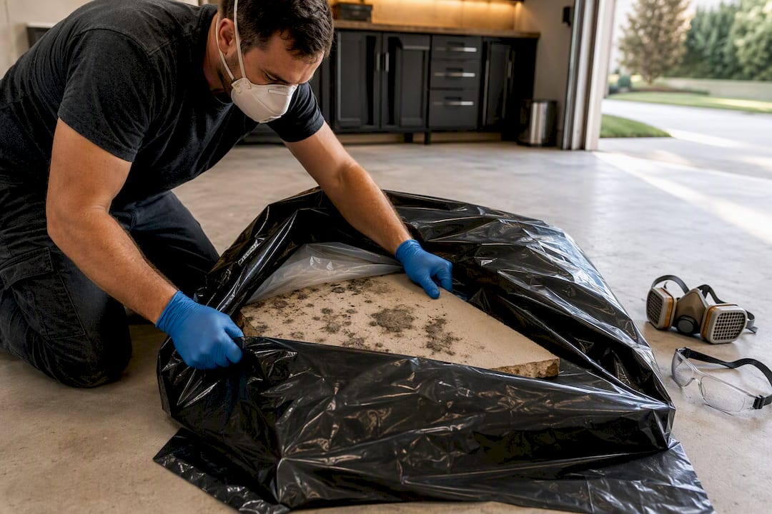 Homeowners: 24–48 Hour Rule to Save or Replace Water Damaged Drywall drywall after water damage drywall after water damage 1789634366806 Gloved hands wrapping damaged drywall Gloved hands wrapping damaged drywall