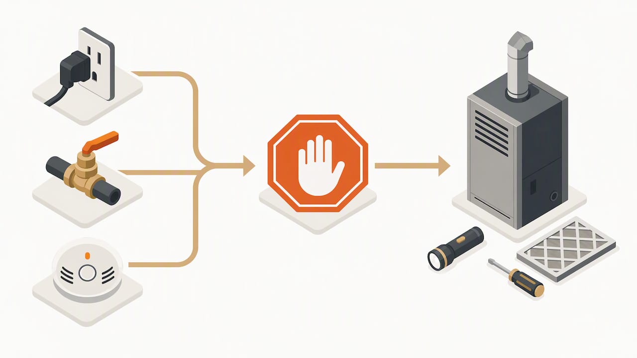 Safety signals leading to heater diagnosis